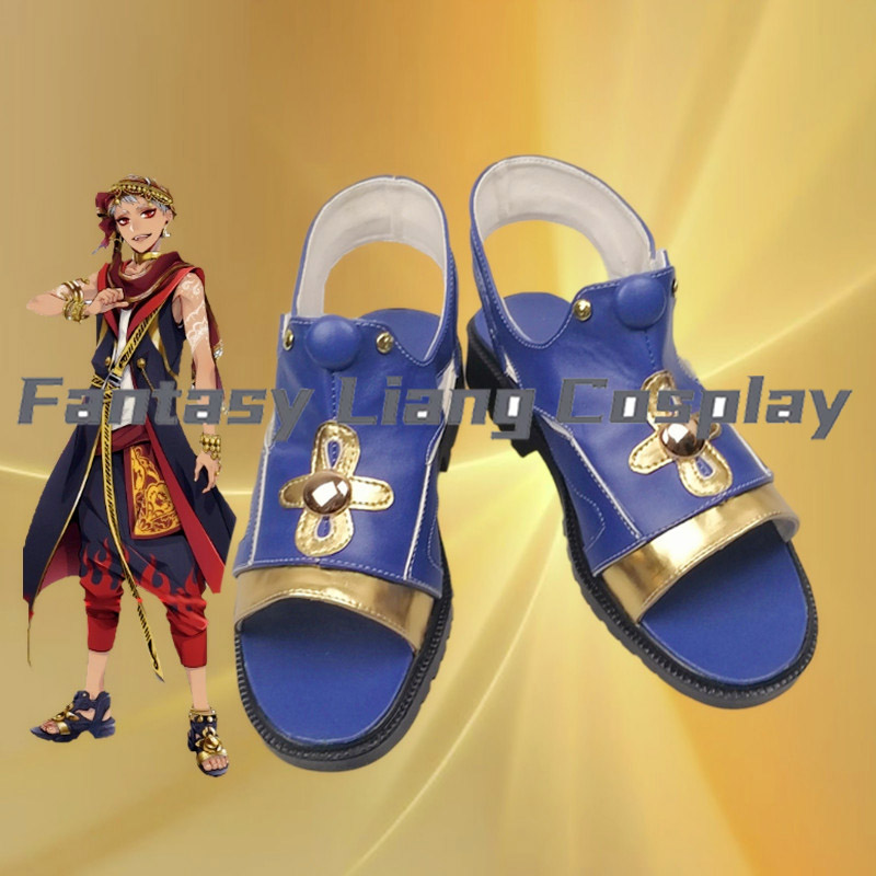 Men'S Accessories Leather - Anime Twisted Wonderland Kalim Cosplay Shoes