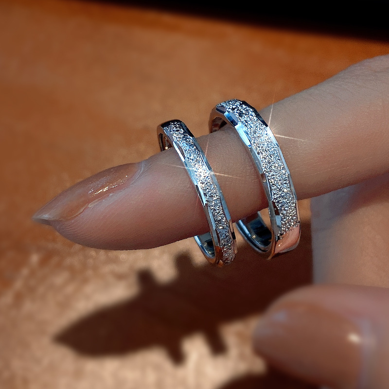Men'S Accessories Hand Bands - Genuine 925 Sterling Silver Couples Ring