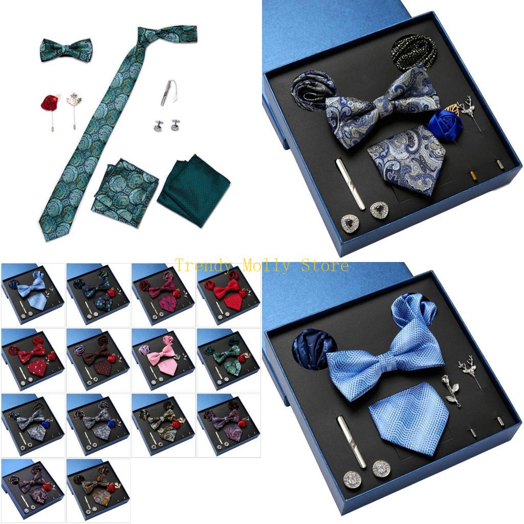 Neck Tie Set Box - N5KB Men's Necktie and Accessories Tie