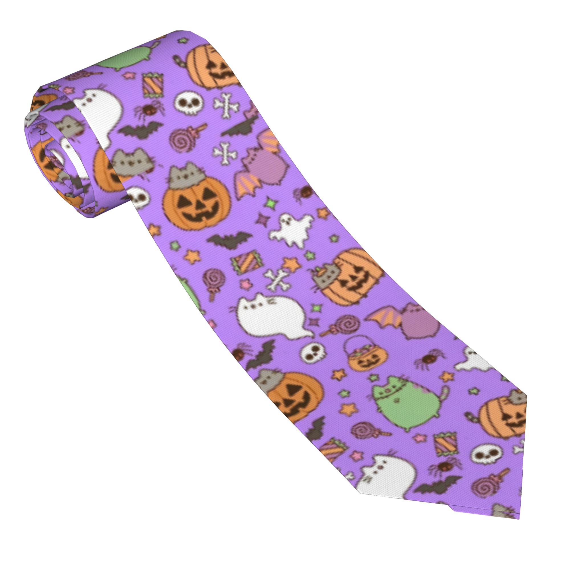Men Accessories For Wedding - Cute Cats P-Pusheencats Gifts Necktie Slim