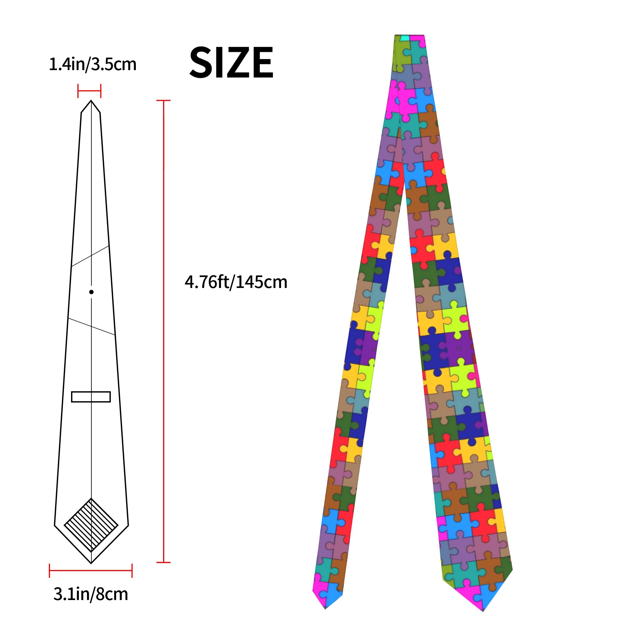 Dark Gradient Puzzle Tie  Wedd - огляд і ціна Men Accessories For Wedding