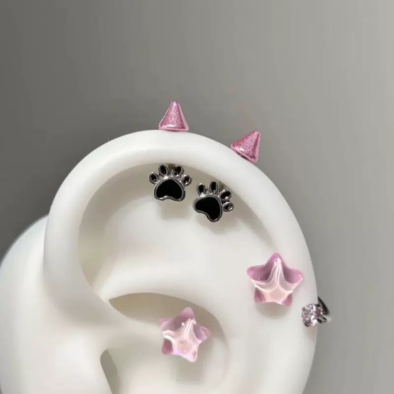 New Sale 1pair Cute Cat Paw De - огляд і ціна Men'S Accessories Jewelry Sale