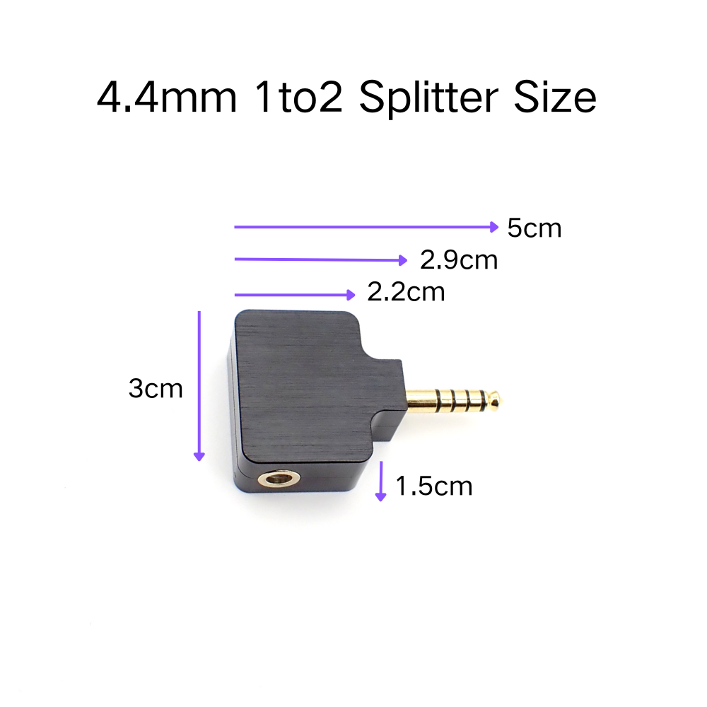 4.4mm Balanced 1-to-2 Aluminum - огляд і ціна Men Accessories Combo