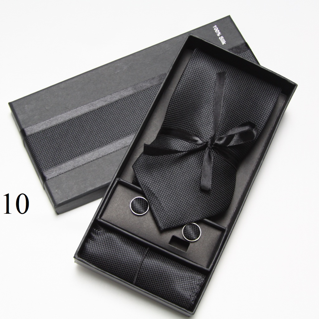 Solid Neck Tie Set Box Cufflin - огляд і ціна Neck Tie Set Box