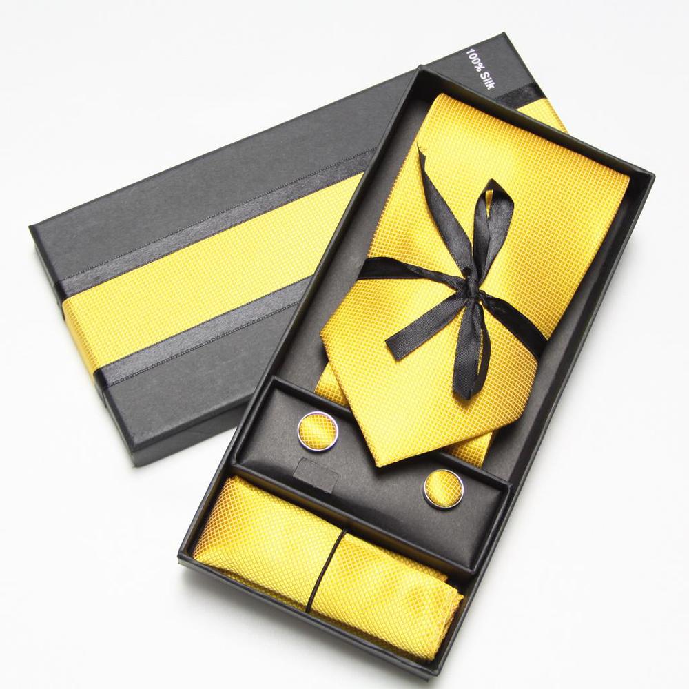 Solid Neck Tie Set Box Cufflin - огляд і ціна Neck Tie Set Box
