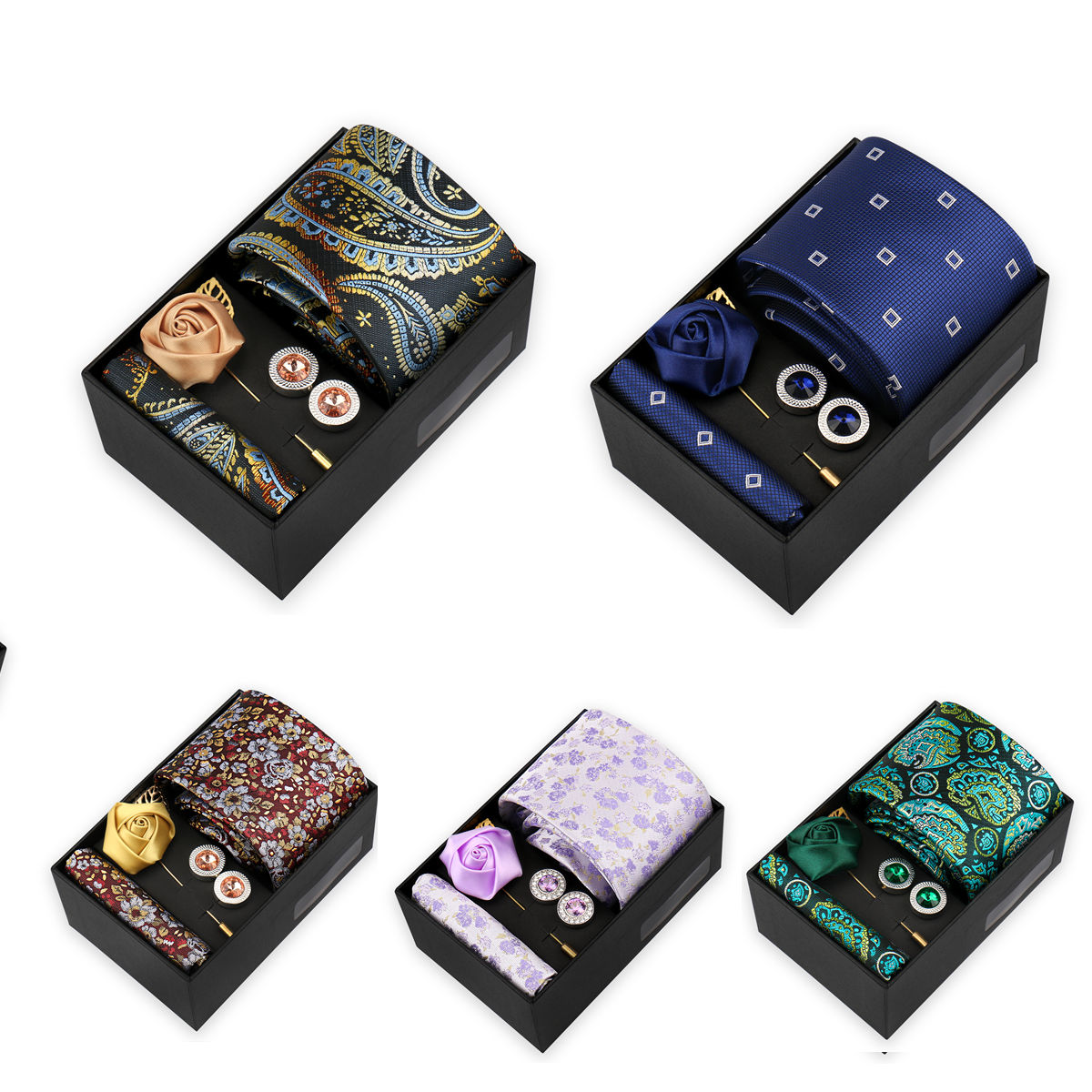 Fashion Tie For Mens With Gift - огляд і ціна Neck Tie Set Box