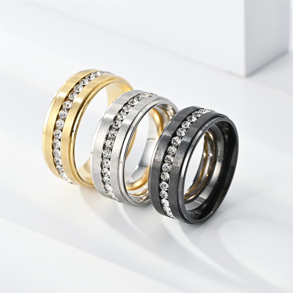 Stainless Steel Diamond Rings  - огляд і ціна Men Accessories Ideas