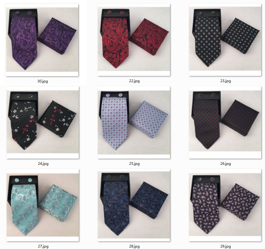 Casual Men's Neck Tie Handkerc - огляд і ціна Neck Tie Set Box