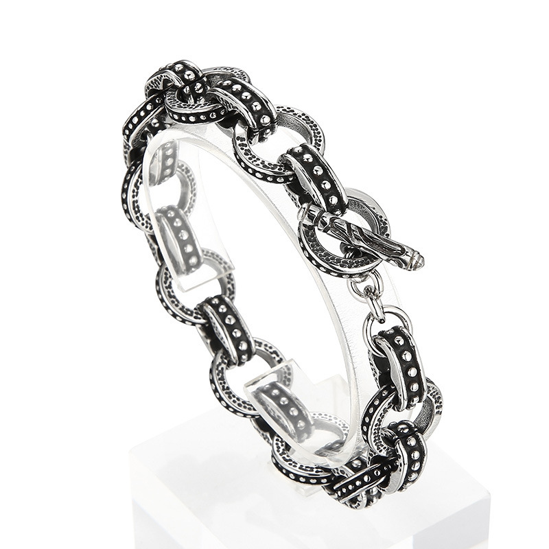 13mm Punk Retro Bike Biker Cha - огляд і ціна Men'S Accessories Hand Bands