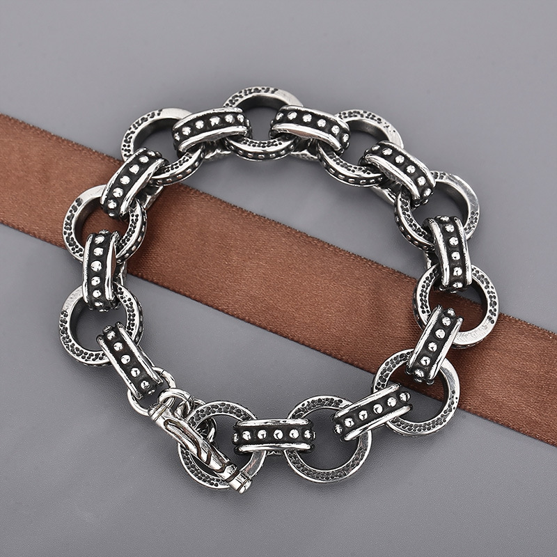13mm Punk Retro Bike Biker Cha - огляд і ціна Men'S Accessories Hand Bands