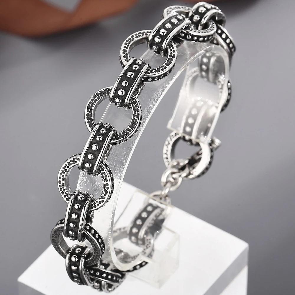 13mm Punk Retro Bike Biker Cha - огляд і ціна Men'S Accessories Hand Bands