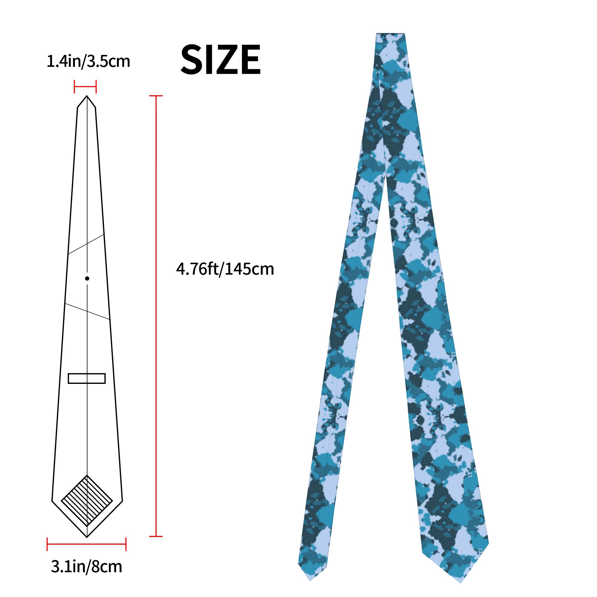 Camouflage Men Neckties Slim P - огляд і ціна Men Accessories For Wedding