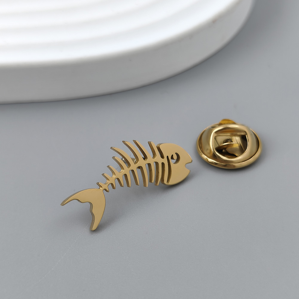 Creative fish bone gold-plated - огляд і ціна Men'S Accessories Gift Set Branded