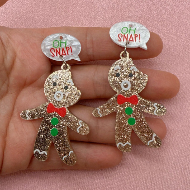 10pcs Cute Christmas Gingerbre - огляд і ціна Men Accessories Jewelry