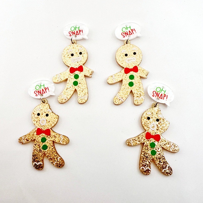 10pcs Cute Christmas Gingerbre - огляд і ціна Men Accessories Jewelry