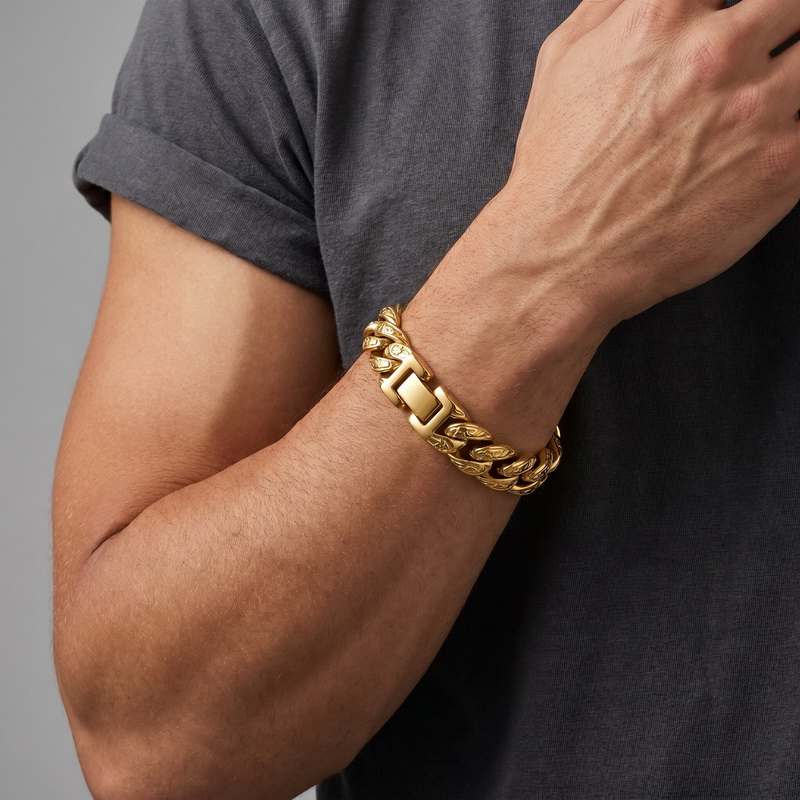 Man Bracelet Homme 13MM Wide S - огляд і ціна Men'S Accessories Hand Bands