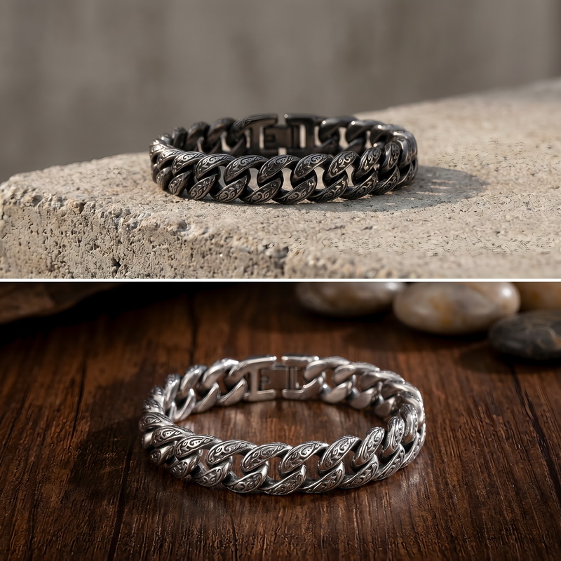 Man Bracelet Homme 13MM Wide S - огляд і ціна Men'S Accessories Hand Bands