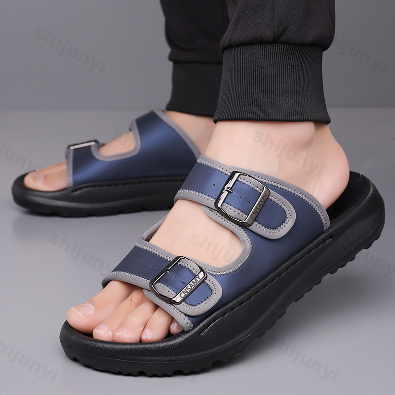 Men's Slippers 2025 Summer Bre - огляд і ціна Men'S Accessories Leather
