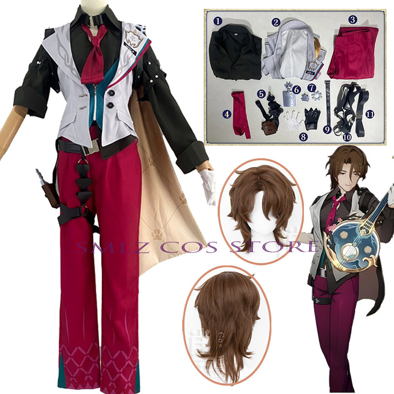 Gallagher Cosplay Honkai Star  - огляд і ціна Men'S Accessories With Suits