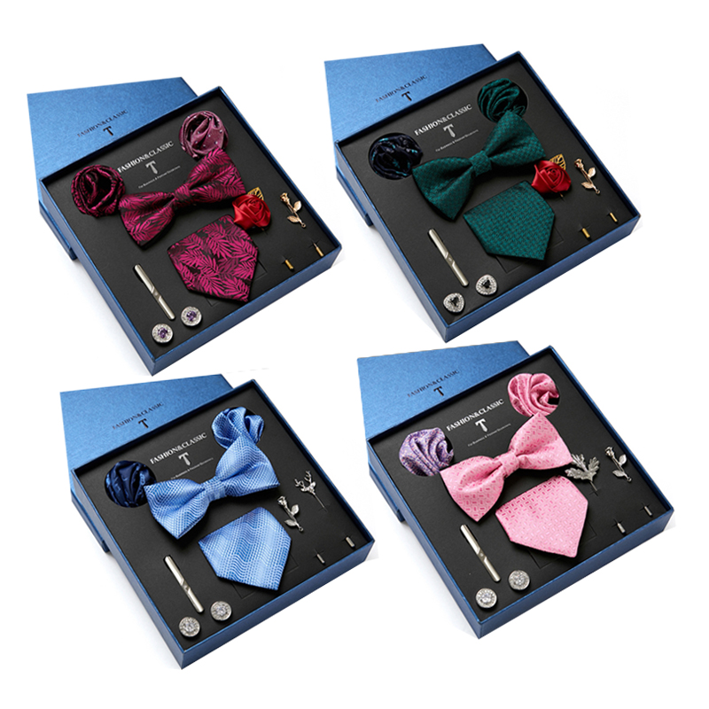 Green Mens Tie Gift Box Paisle - огляд і ціна Neck Tie Set Box