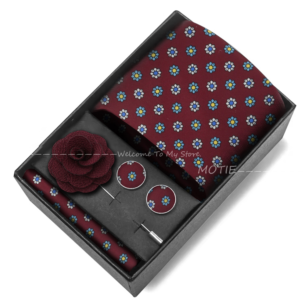 Tie Set For Men Necktie With B - огляд і ціна Neck Tie Set Box