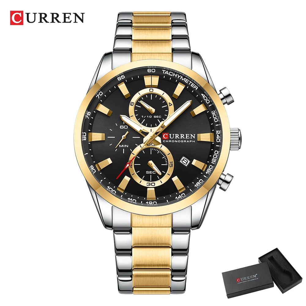 CURREN Casual Quartz Chrono Sp - огляд і ціна Men Accessories Jewelry