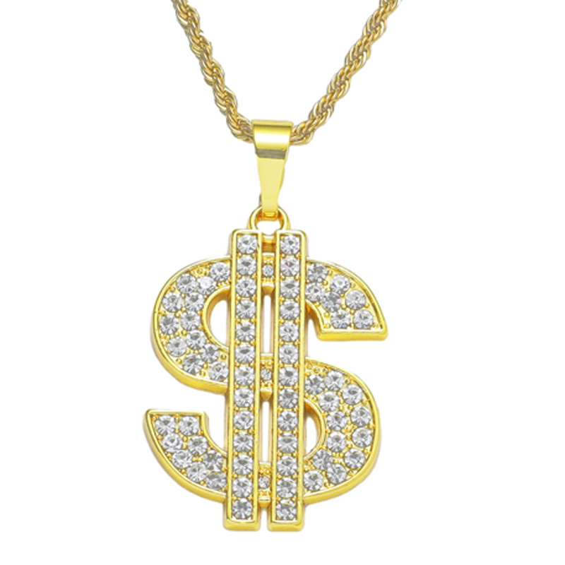 Dollar Sign Necklace 80s 90s C - огляд і ціна Men Accessories Singapore