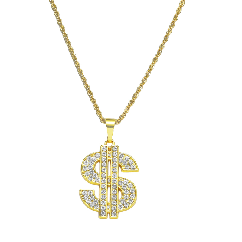 Dollar Sign Necklace 80s 90s C - огляд і ціна Men Accessories Singapore