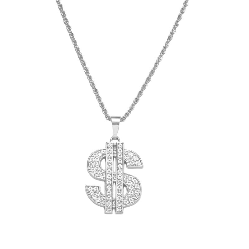 Dollar Sign Necklace 80s 90s C - огляд і ціна Men Accessories Singapore