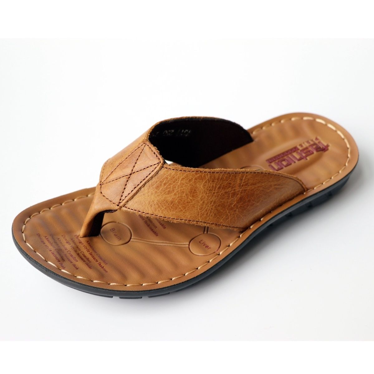 Summer Shoes Men Slippers Genu - огляд і ціна Men'S Accessories Leather