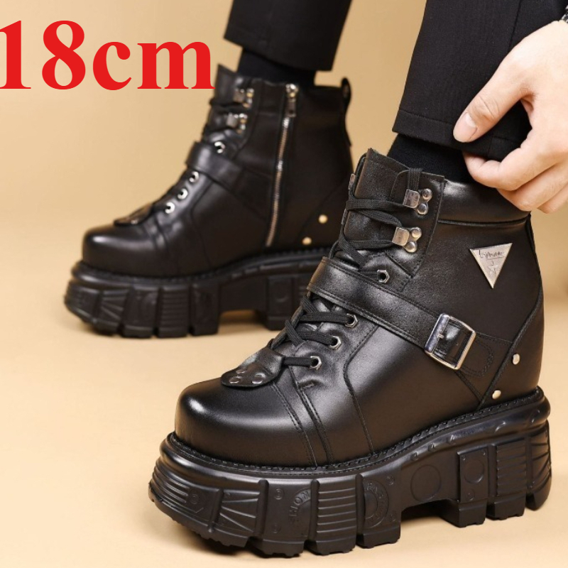 Genuine Leather Motorcycle Boo - огляд і ціна Men'S Accessories Leather
