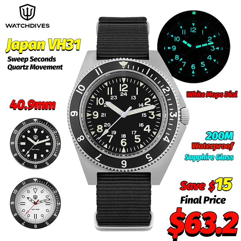 Watchdives WD1972 Quartz Watch - огляд і ціна Men Accessories Jewelry