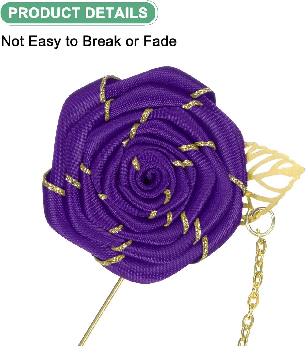Rose Brooch Pin Cloth Rose Flo - огляд і ціна Men Accessories For Wedding