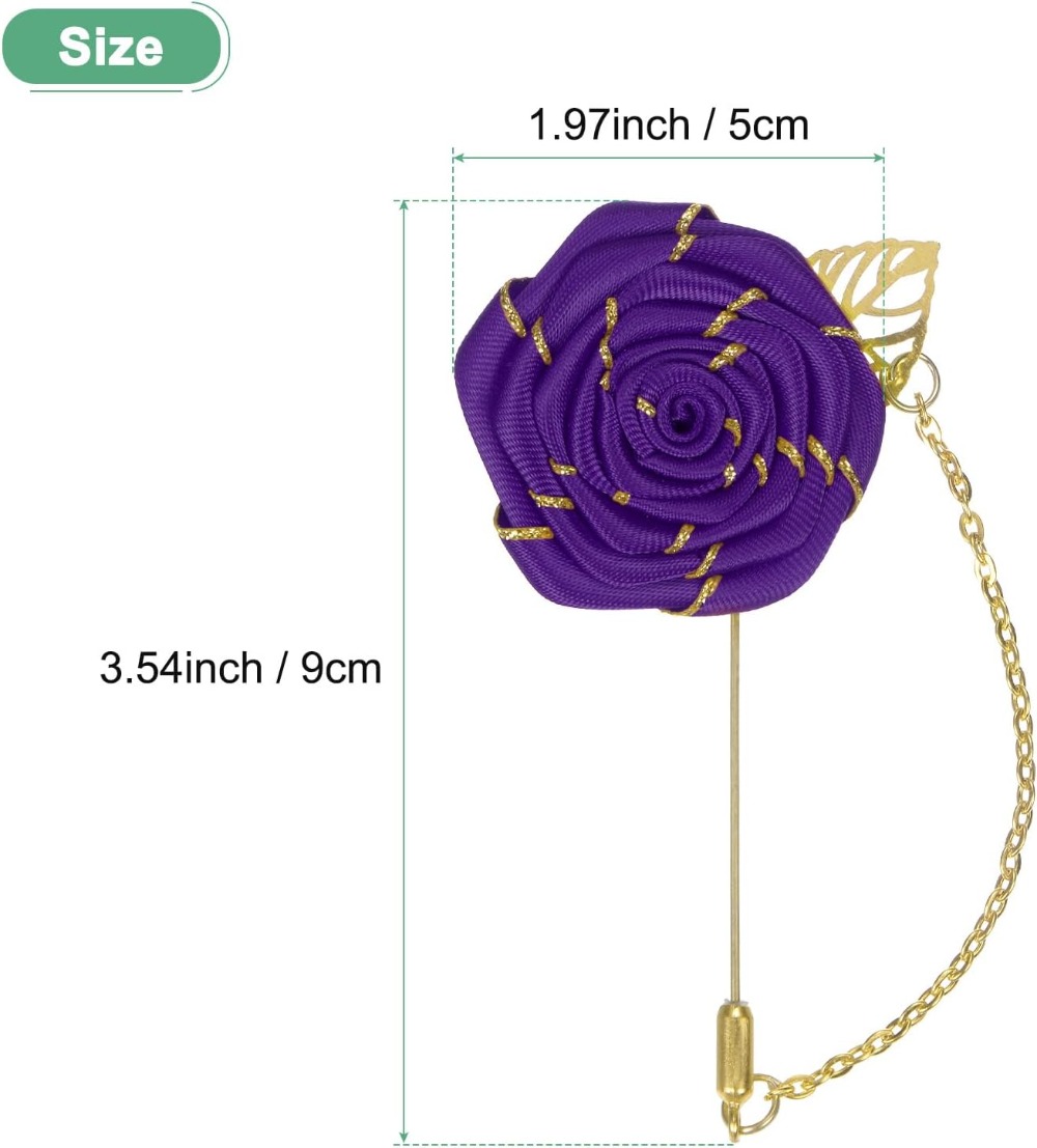 Rose Brooch Pin Cloth Rose Flo - огляд і ціна Men Accessories For Wedding