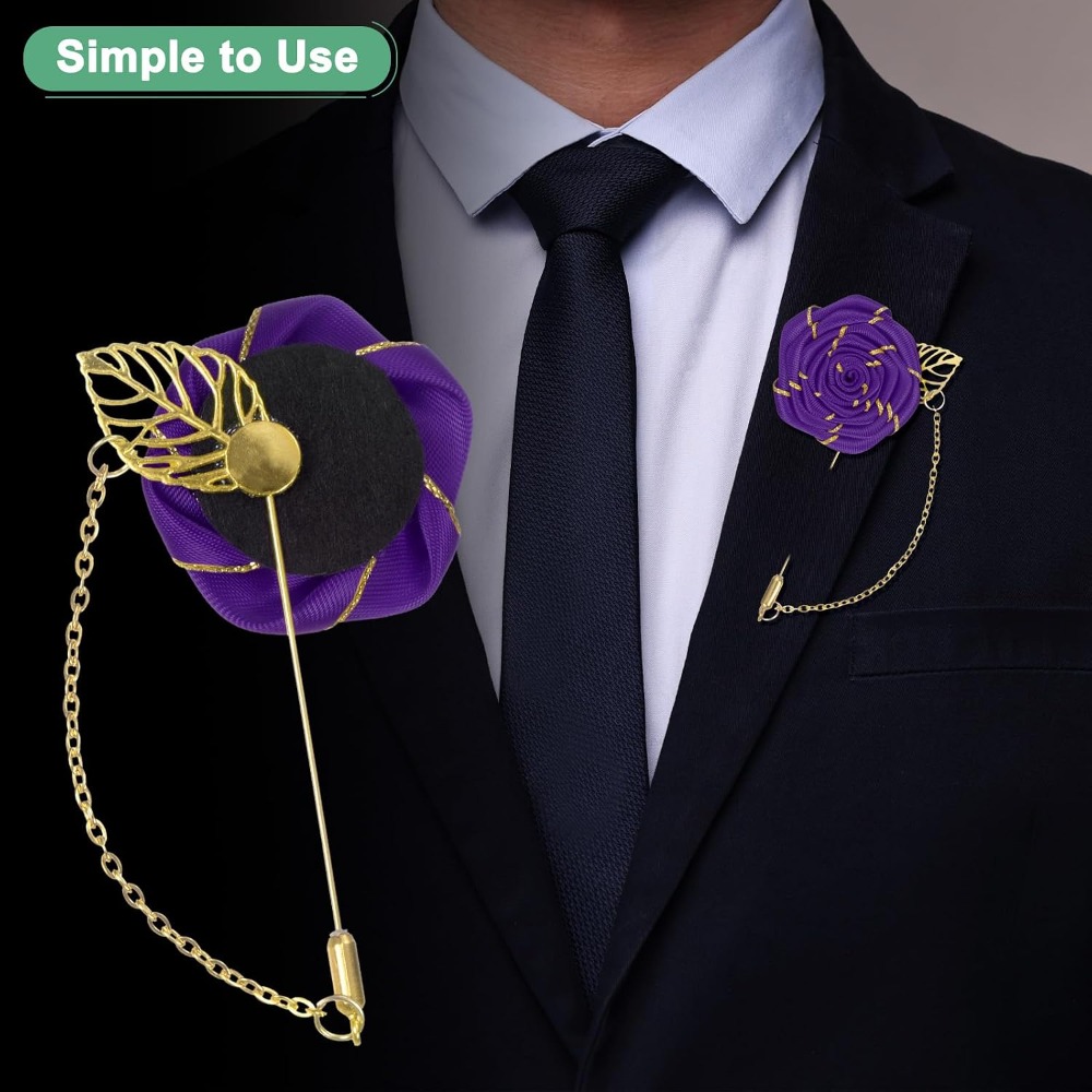 Rose Brooch Pin Cloth Rose Flo - огляд і ціна Men Accessories For Wedding