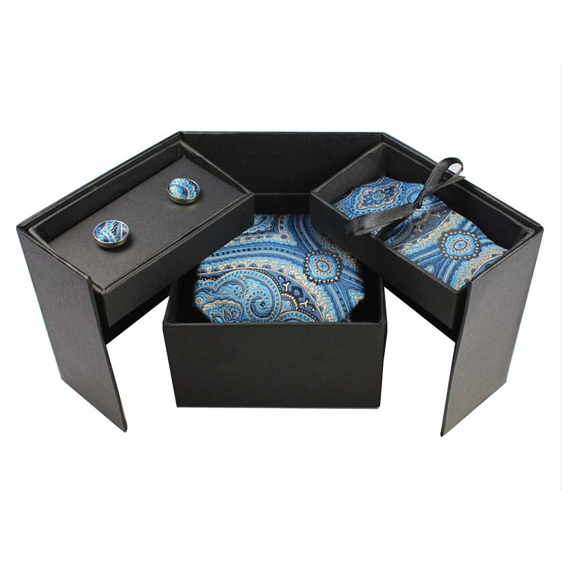 GUSLESON Tie Set Hanky Cufflin - огляд і ціна Neck Tie Set Box