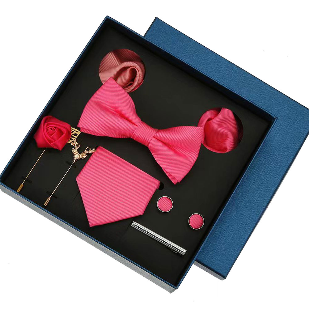 Plain Tie Set For Men Solid Co - огляд і ціна Neck Tie Set Box