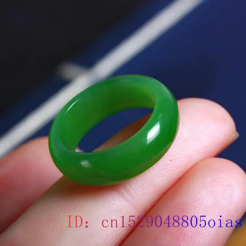 Natural Green Hetian Jade Ring - огляд і ціна Men Accessories For Wedding