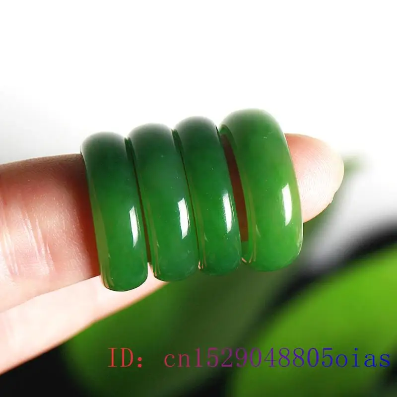 Natural Green Hetian Jade Ring - огляд і ціна Men Accessories For Wedding