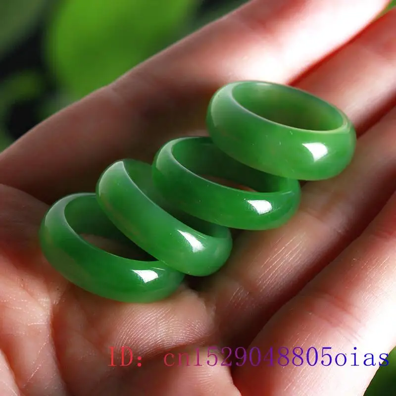 Natural Green Hetian Jade Ring - огляд і ціна Men Accessories For Wedding